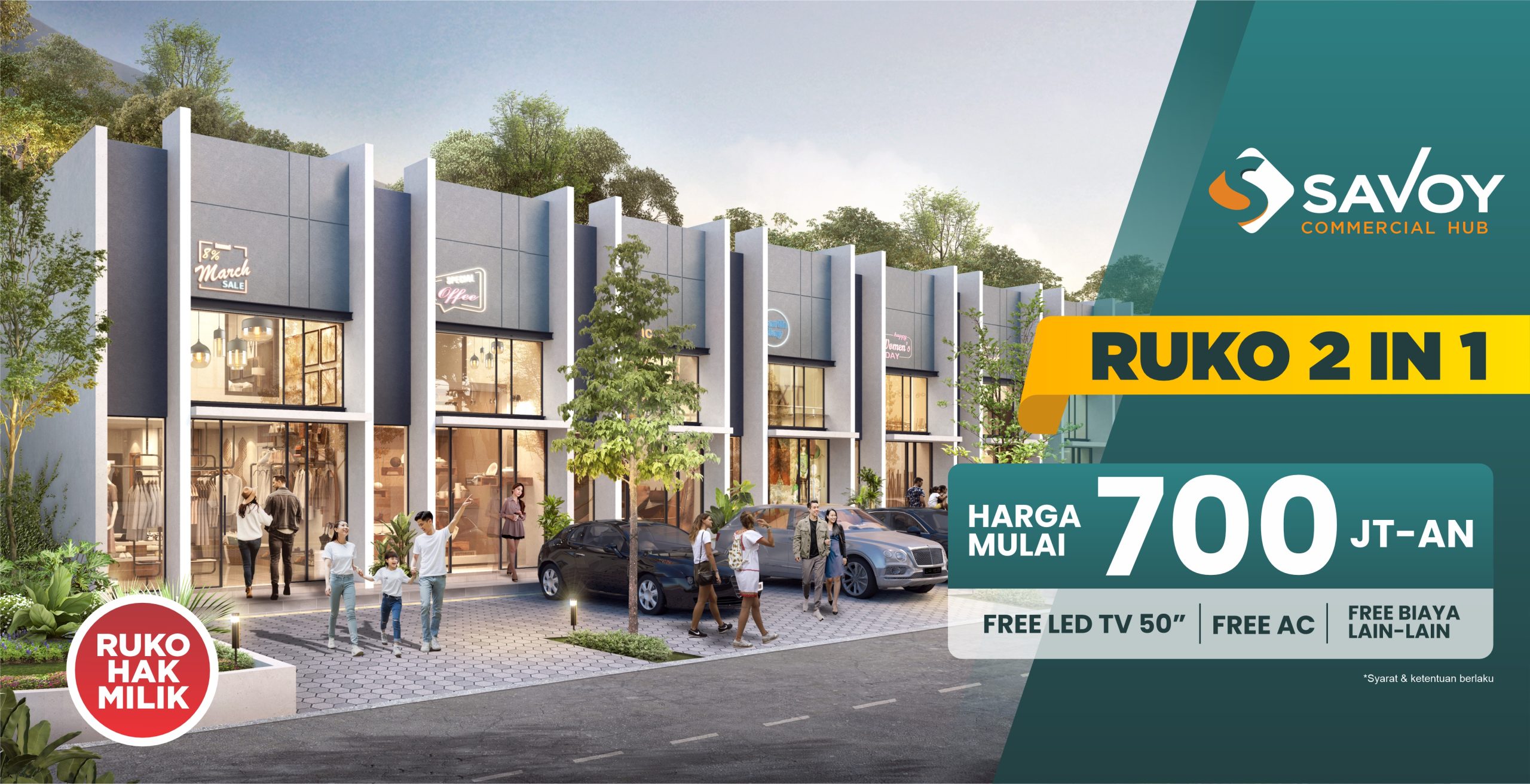 Ruko savoy di harvest city