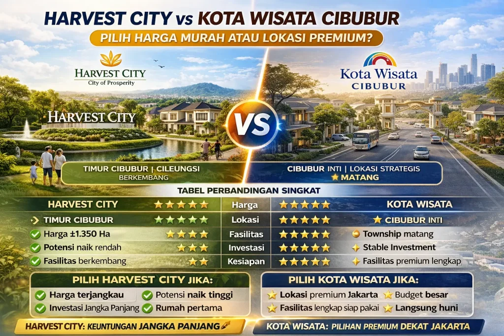 Harvest City dan Kota Wisata Cibubur