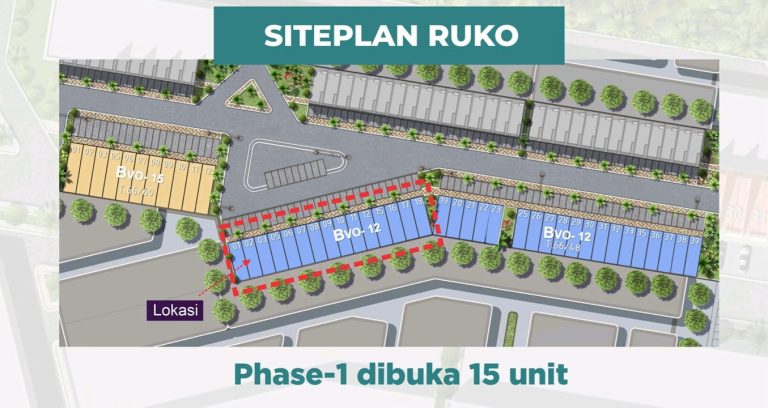 ruko savoy_siteplan